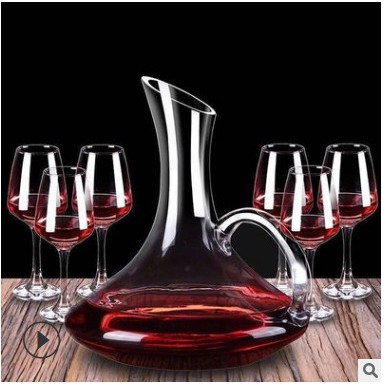 Decanter ,Bình thở rượu vang - Bình rót rượu phong cách hiện đại