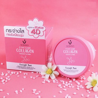 Mặt nạ ngủ giúp làm trắng và săn chắc da Scentio Pink Collagen 100ml