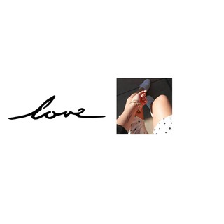 Khuôn hình xăm chữ Love