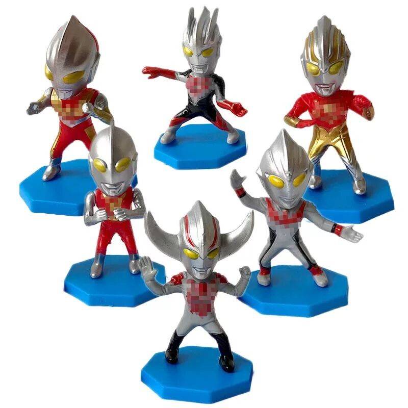 Set 6 Mô Hình Các Nhân Vật Hoạt Hình Trang Trí Bánh Kem