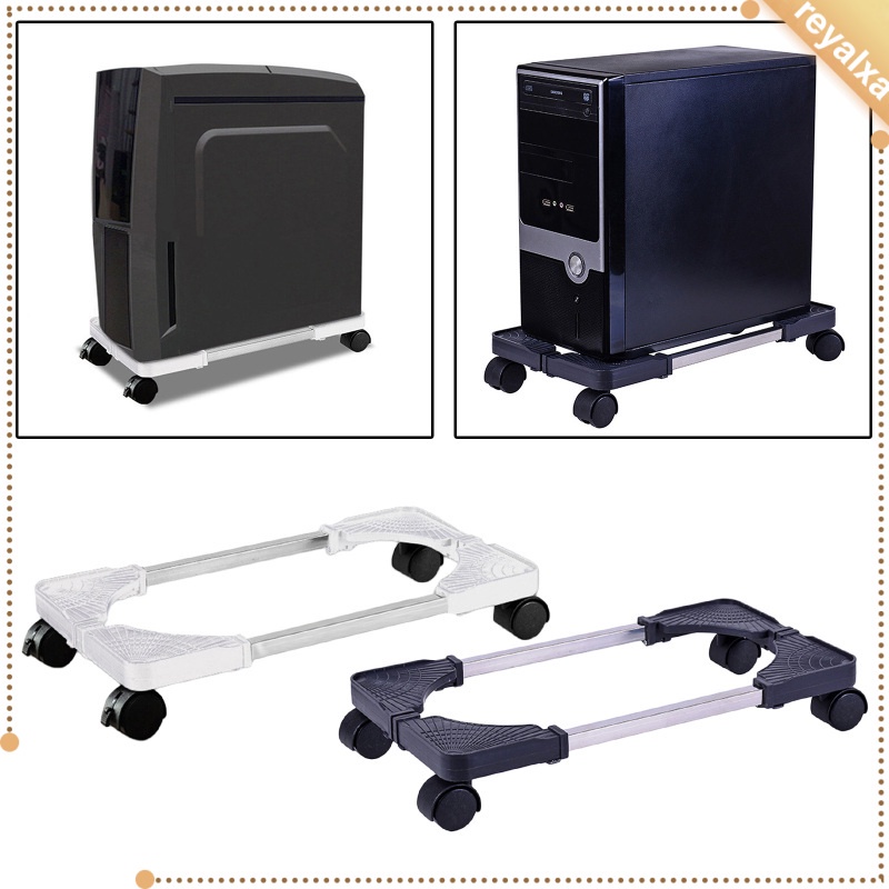Giá Đỡ CPU Di Động Tùy Chỉnh Kèm Bánh Xe Lăn + Giá Đỡ PC / Thảm Chơi Game / Sàn Nhà / Văn Phòng