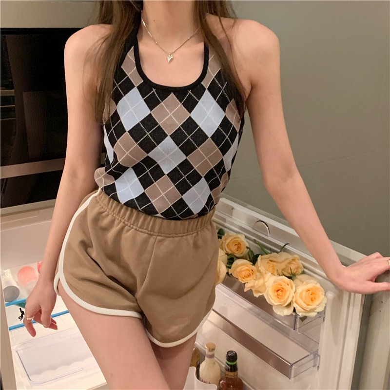 Áo Dệt Kim Nhiều Màu Sắc Hợp Thời Trang Phong Cách Mùa Hè Cho Nữ