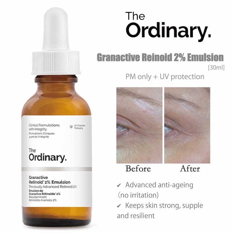 The Ordinary Tinh chất - Serum dưỡng da chống oxy hóa 30ml Granactive Retinoid 2% Emulsion - ChíNh ThứC