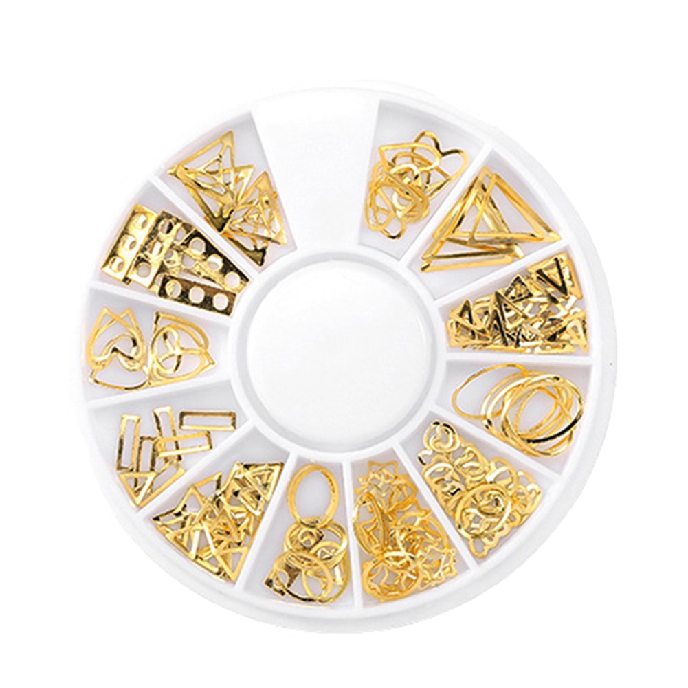 Trí móng tay Hộp phụ kiện trang trí móng tay đa dạng