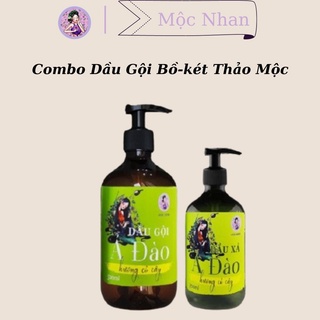 Combo dầu gội xả ⚡️⚡️dầu gội thảo dược thiên nhiên, phục hồi tóc hư tổn, dưỡng mềm sâu MỘC NHAN