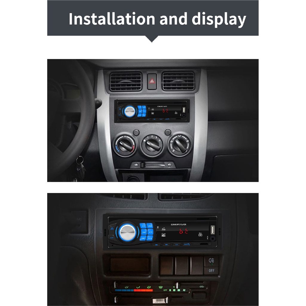 Máy nghe nhạc Mp3 SWM 8013 1DIN kết nối Bluetooth 2.0 cho xe hơi
