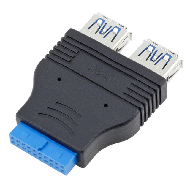 Đầu nối USB 3.0 vào 20Pin trên Mainboard ra 2 USB 3.0