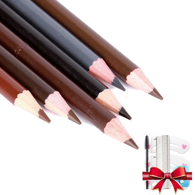 (hàng Mới Về) Set 6 Chì Kẻ Lông Mày Chống Nước Chống Mồ Hôi Tiện Dụng | BigBuy360 - bigbuy360.vn