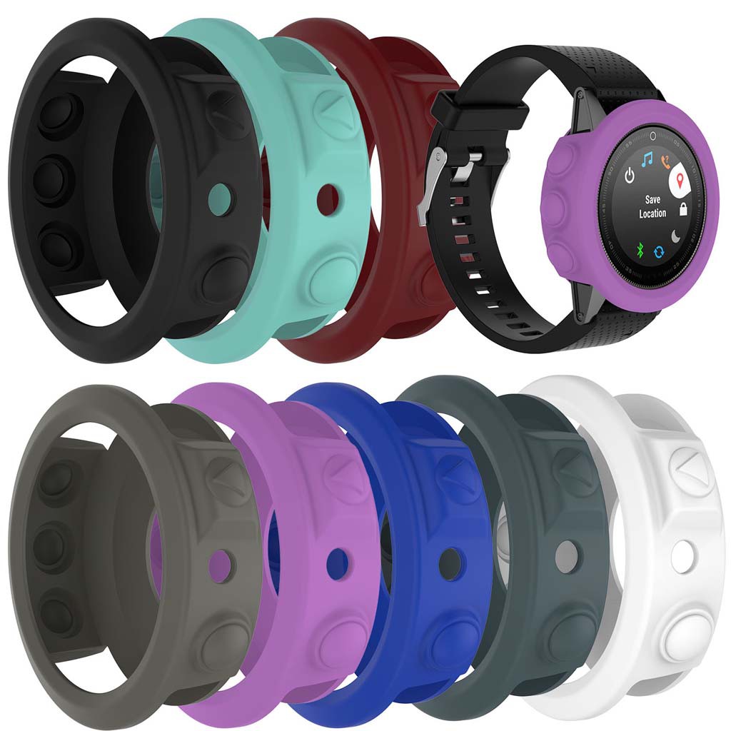 Vỏ ốp silicone nhiều màu bảo vệ đồng hồ đeo tay thông minh Garmin Fenix 5S