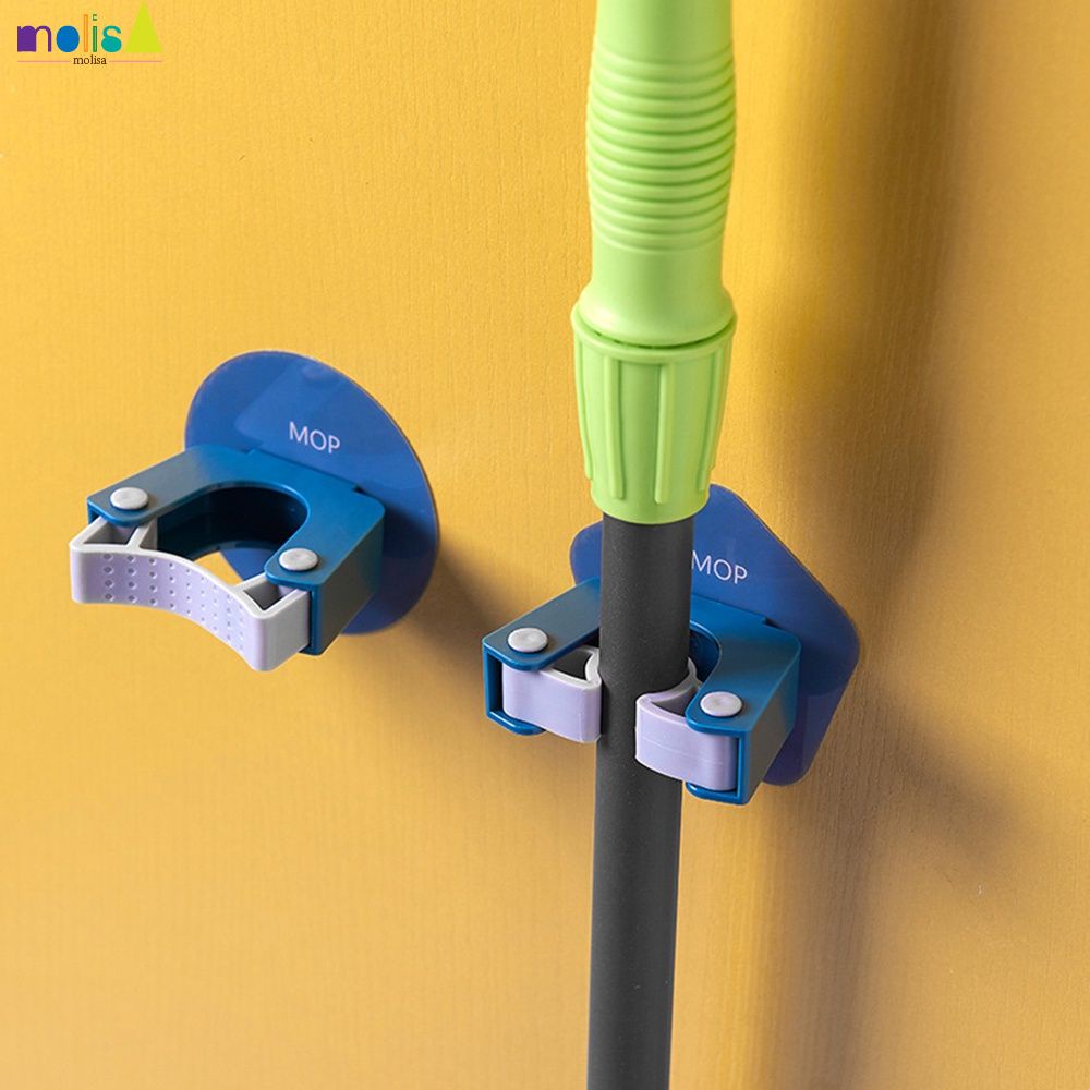 SẴN SÀNG Broom Chủ Chổi Móc Áo Lưu Trữ Giá Tổ Chức Clip Kẹp Lau Giá Đấm Miễn Phí Nhà Vệ Sinh Lau Clip Lau Lưu Trữ Giá-molisa