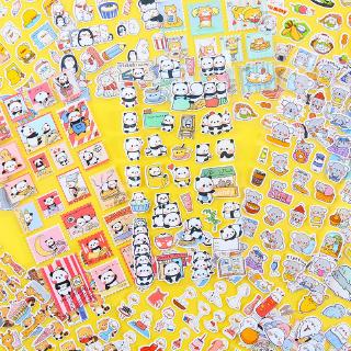 Hoạt Hình Sáng Tạo Gấu Trúc Dán Học Sinh Tự Làm Tay Tài Khoản Trang Trí Dán Mẫu Giáo Cho Bé Phần Thưởng Dán