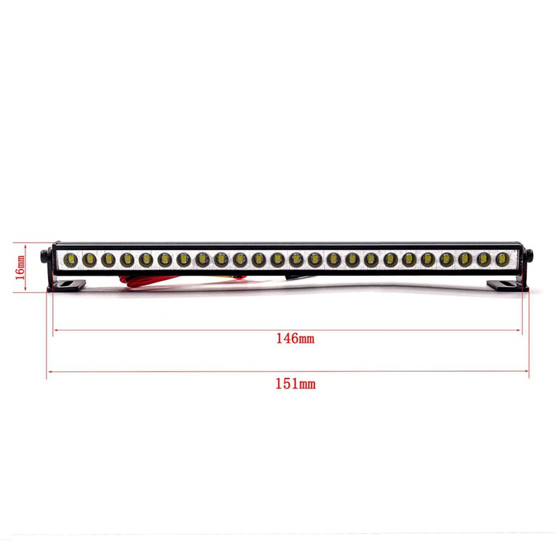 Thanh Đèn LED 5V-14.8V Gắn Nóc Xe Điều Khiển Từ Xa Axial SCX10 90046 Traxxas TRX4 Tỉ Lệ 1 / 8 1 / 10