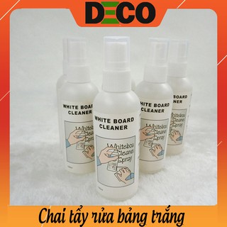 Nước làm sạch bảng dạng chai xịt 100ml giúp kéo dài tuổi thọ bảng trắng