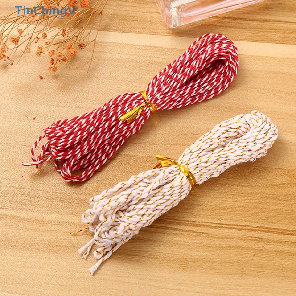 Cuộn Dây Cotton 10m Dùng Trang Trí Giáng Sinh