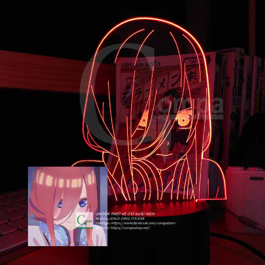 Đèn Ngủ Gotobun no Hanayome Miku Nakano Type 06 AGNH0206 16 MÀU TUỲ CHỈNH
