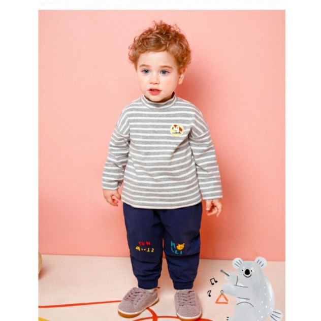 (Sz 90,100) lỗi- Áo cotton mỏng cổ 3p Mollimelli VN xuất Hàn