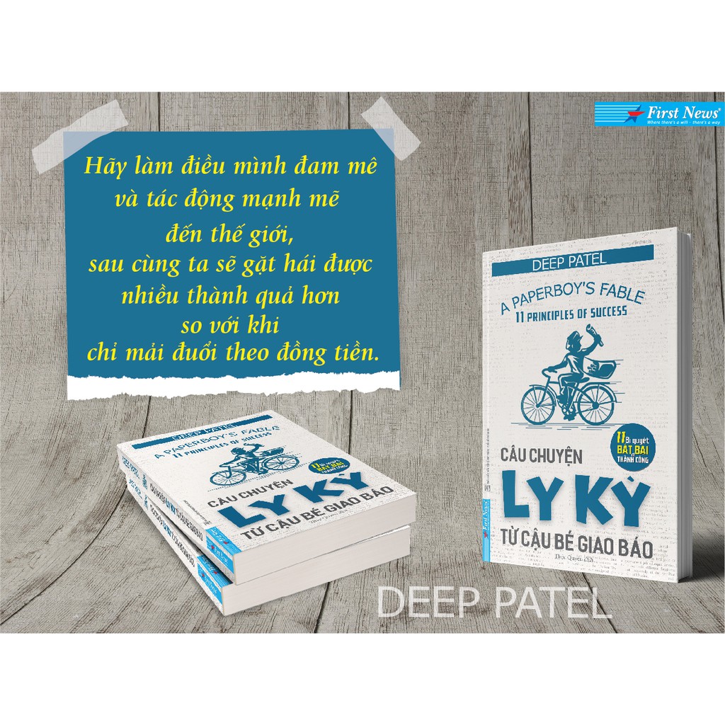 Sách - Câu Chuyện Ly Kỳ Từ Cậu Bé Giao Báo (11 Bí Quyết Bất Bại Để Thành Công) - First News  - FIN