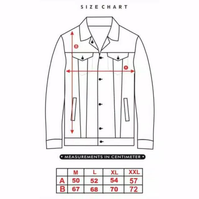 Introducir 71+ imagen levi's trucker jacket size chart Thptnganamst.edu.vn