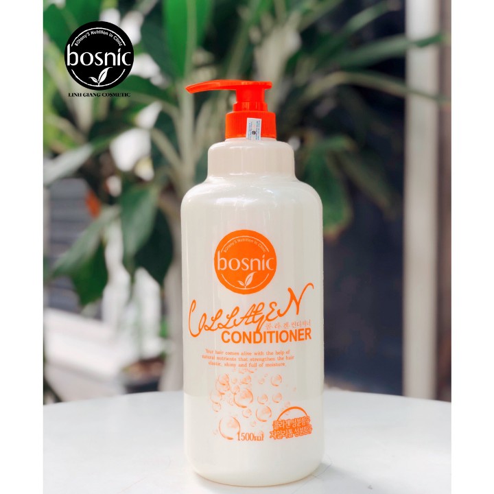 Dầu Xả Collagen Bền Màu Nhuộm BOSNIC 1500ML