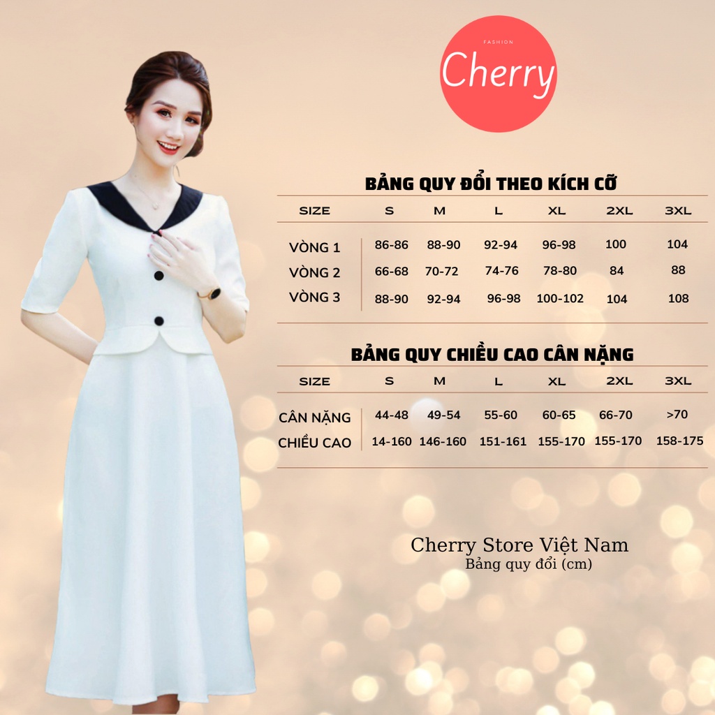 Váy liền thân dáng dáng maxi cực đẹp - một trong những chiếc váy thiết kế của Cherry Store - V037