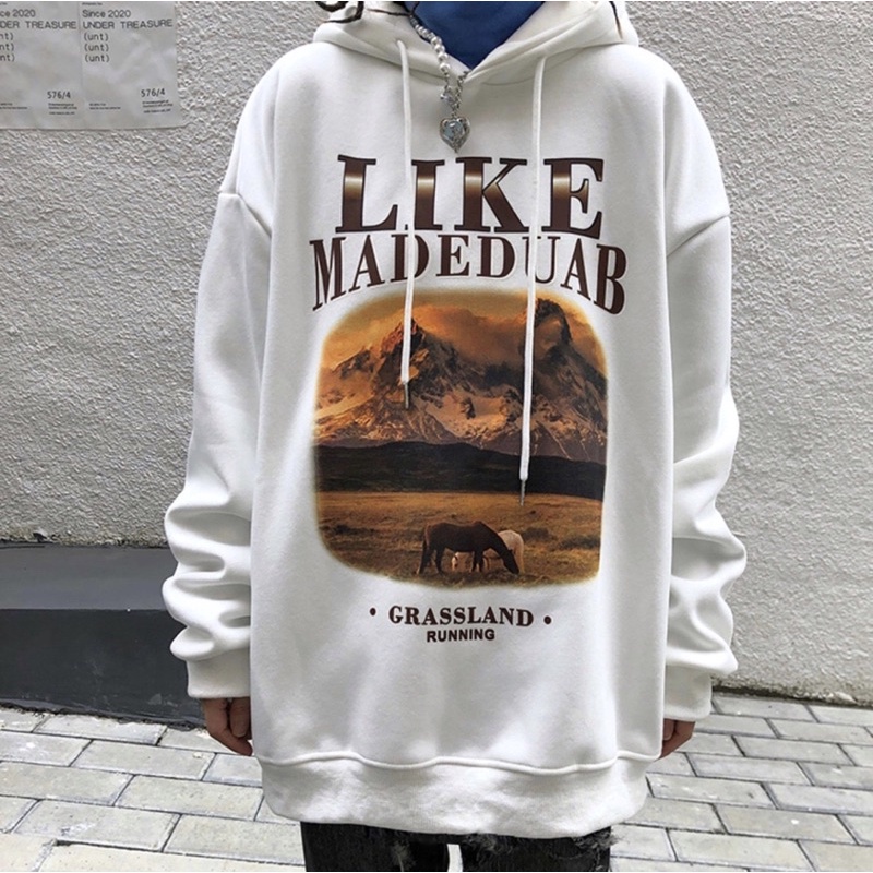 Áo hoodie MADEDUAD chất liệu nỉ bông ấm áp