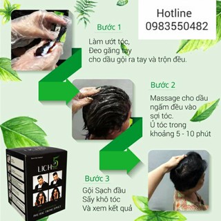 Dầu Gội Thảo Dược Đen Tóc LICH5