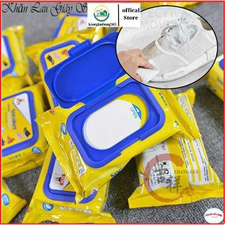 Giấy lau giầy thần thánh Sneake,Khăn ướt lau giầy cao cấp