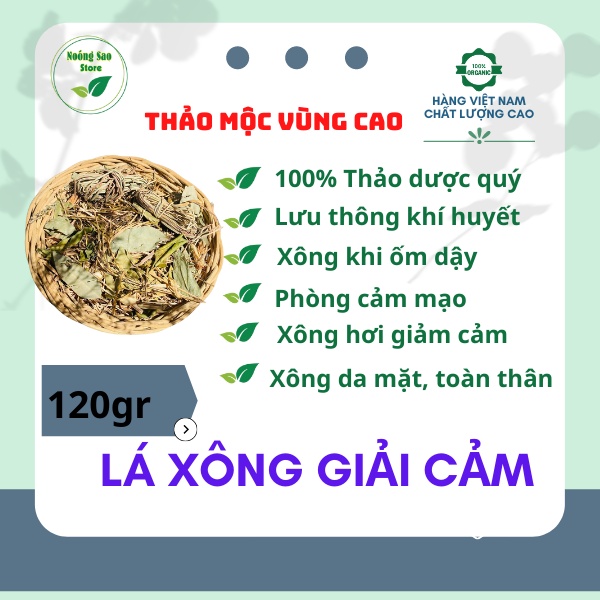 Lá xông giải cảm tắm xông thảo dược thảo mộc thiên nhiên phục hồi cơ thể cho bà bầu sau sinh tăng sức đề kháng