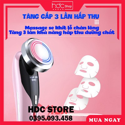 [SALE GIÁ SỐC] MÁY MASSAGE MẶT HDSD TIẾNG VIỆT BẢO HÀNH 3 THÁNG - MÁY CHĂM SÓC DA MẶT TOÀN DIỆN DRY007 | BigBuy360 - bigbuy360.vn