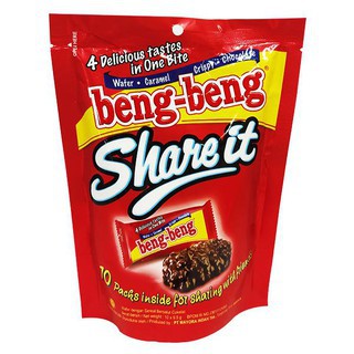 Túi 10 Gói Bánh Xốp Chocolate Beng Beng (95g)