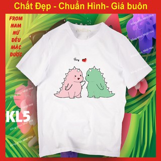 áo thun khủng long chibi 4 chất đẹp,bao đổi trả
