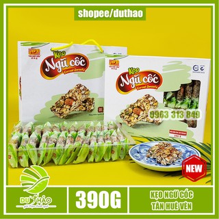 Đặc sản kẹo ngũ cốc Tân Huê Viên 400g [Hạt điều, hạt bí xanh, hạt dưa, hạt hạnh nhân, gạo lức]