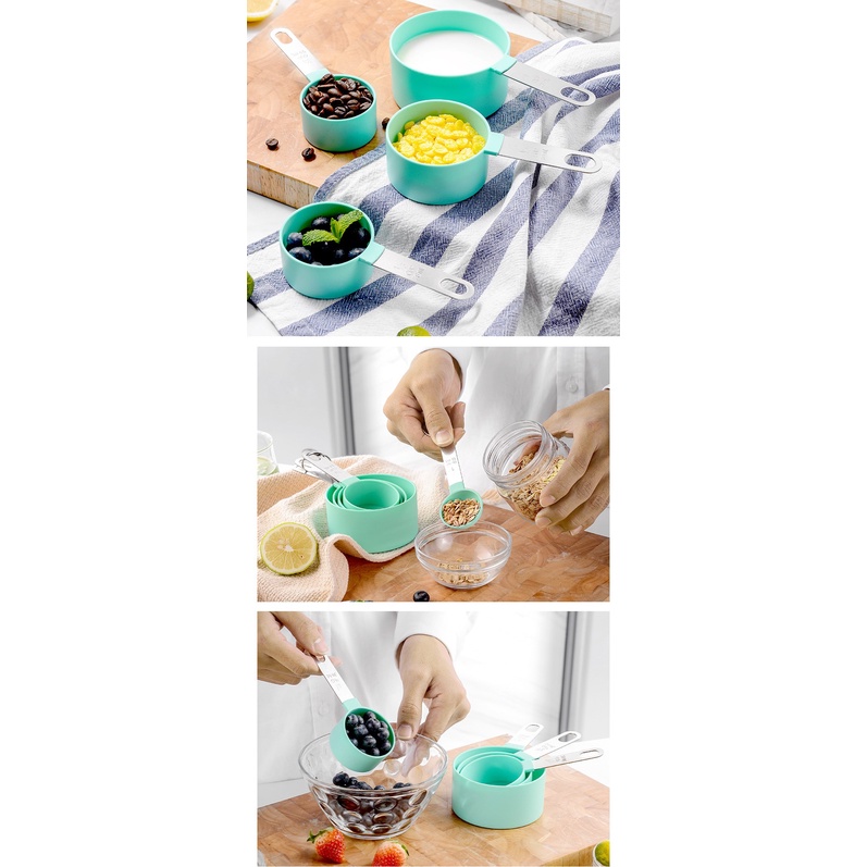 Bộ 8 Muỗng Đong Định Lượng