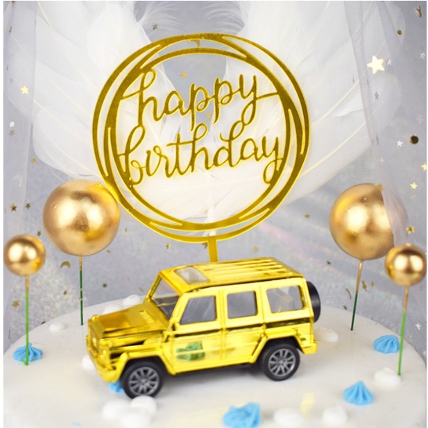 Mô Hình Ô Tô Xe SUV, Trang Trí Bánh Kem, Bánh Sinh Nhật, Trang Trí Tiệc, Sự Kiện