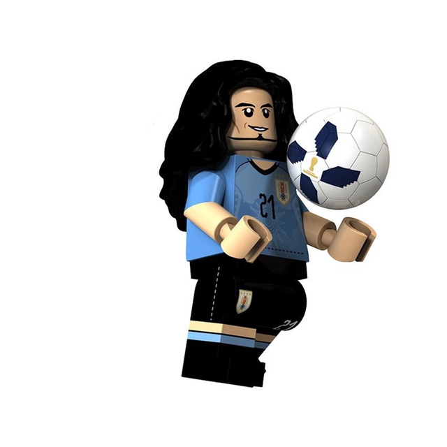 Khối lego lắp ráp hình cầu thủ World Cup độc đáo