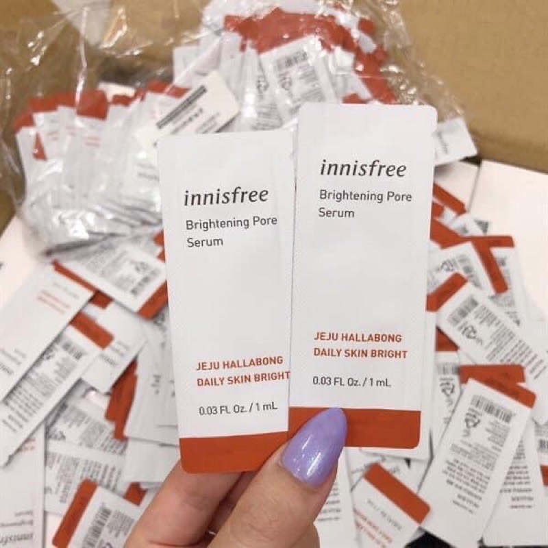 Sample Tinh Chất Dưỡng Trắng Da, Se Lỗ Chân Lông Innisfree Whitening Pore Serum