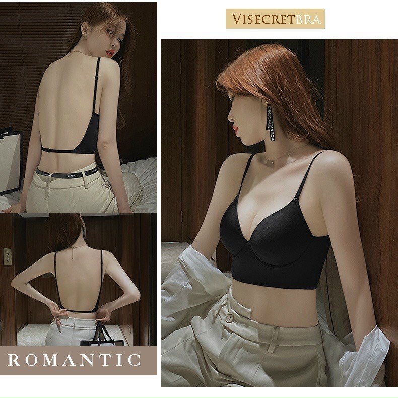 Hot hit - Áo lót bra hở lưng sâu chất su mát lịm