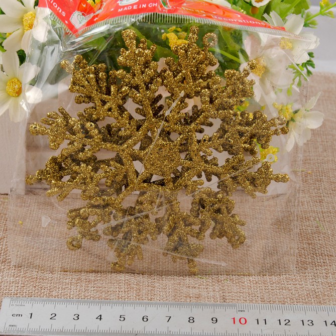 Phụ kiện trang trí noel set 3 bông tuyết kim tuyến