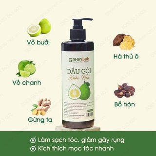 Dầu gội thảo dược bưởi non giảm rụng tóc GREENLAB