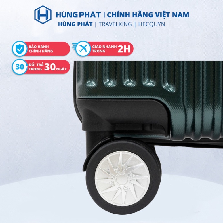 HÙNG PHÁT - Vali kéo du lịch cao cấp H-607 kích thước 20, 24 inch chính hãng Hùng Phát - Bảo hành 5 năm
