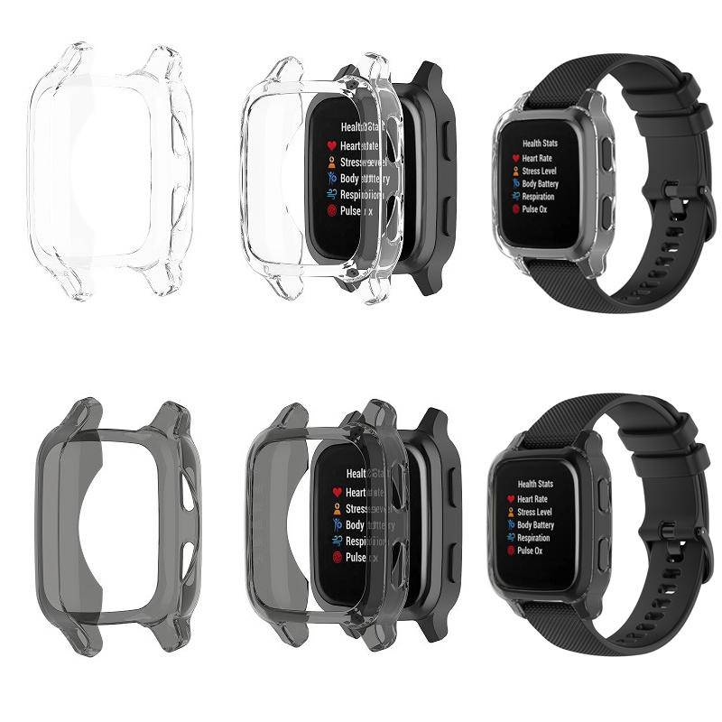 Vỏ bảo vệ màn hình từ TPU trong suốt cho đồng hồ thông minh Garmin Venu SQ
