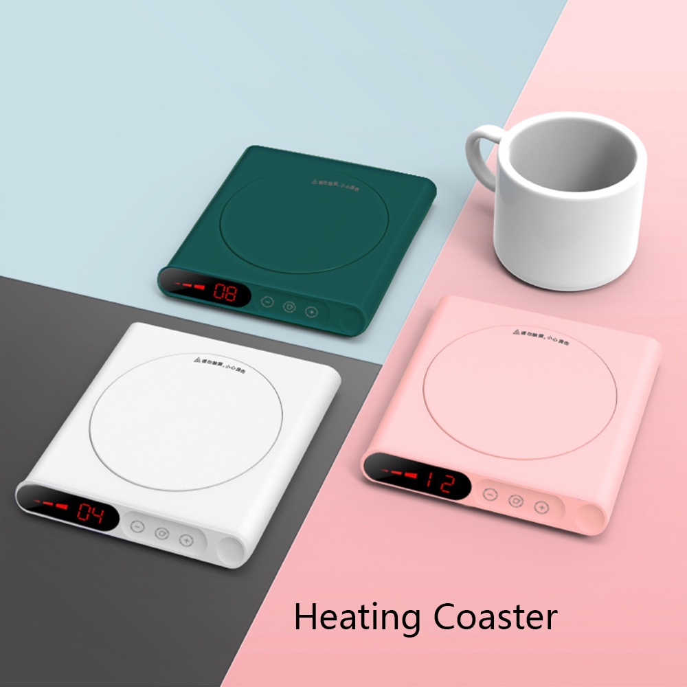 Đế Lót Ly Giữ Nhiệt 3 Bánh Răng Có Thể Điều Chỉnh Nhiệt Độ Cổng USB
