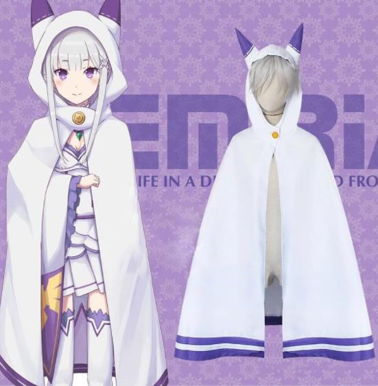 Áo Choàng Cosplay Nhân Vật Emilia Trong Re: Zero | WebRaoVat - webraovat.net.vn