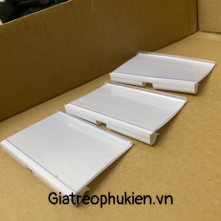 Combo 10 Nẹp Nhựa Siêu Thị. Nẹp Chữ T. Tag Cài Giá
