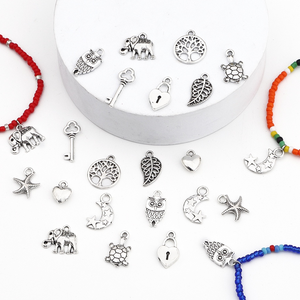 Mặt Dây Chuyền Hợp Kim Nhiều Kiểu Dáng Thời Trang DIY