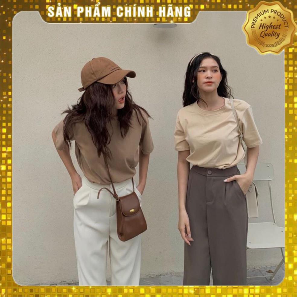 [MÃ XIA FREEHIP] SET ÁO THUN VÀ QUẦN SUÔNG - CHẤT LIỆU KAKI COTTON CAO CẤP - MÀU NÂU-NUDE- [THIẾT KẾ] | BigBuy360 - bigbuy360.vn