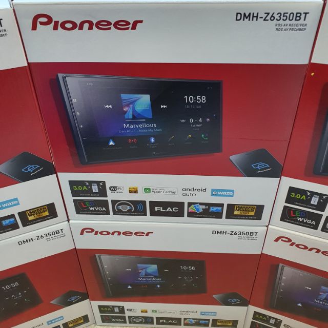 PIONEER DMH-Z6350BT Màn hình cảm ứng 6,8 inch 2DIN hệ thống nghe nhìn Hi Res Audio/Full HD