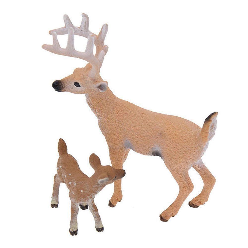 Mô Hình Hươu Cao Cổ Bằng Nhựa Màu Ngà Trang Trí Nhà Cửa