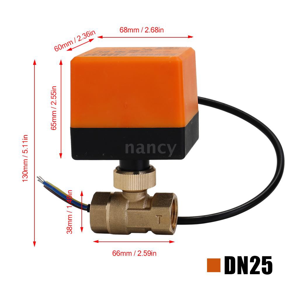 Van Điện Từ Dn25 Ac 220v 2 Chiều 3 Dây