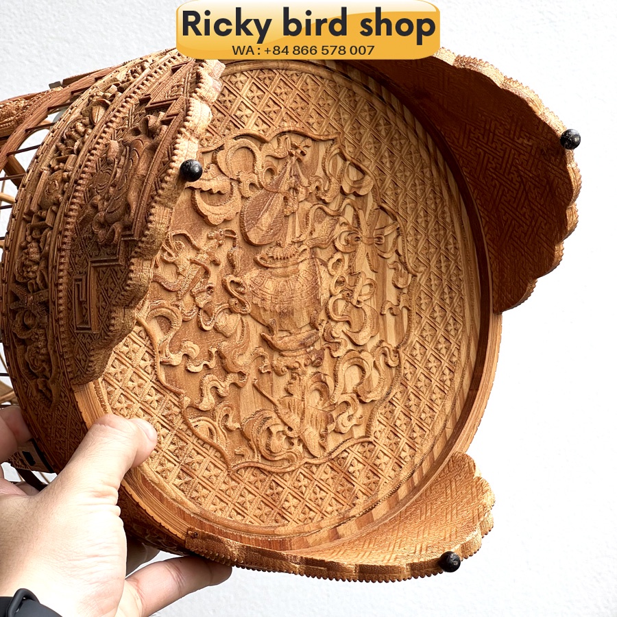 Lồng khuyên chạm Lư Đỉnh 02